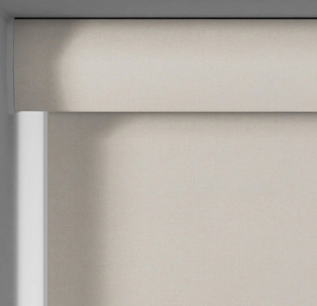 Taupe blackout roller blind