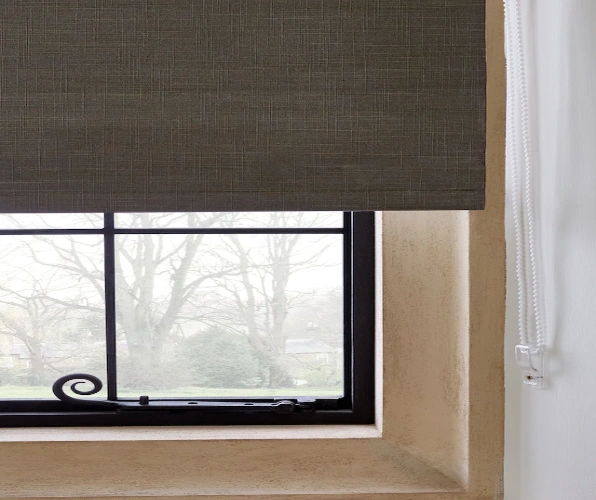 BestTextured, dark charcoal grey roller blind