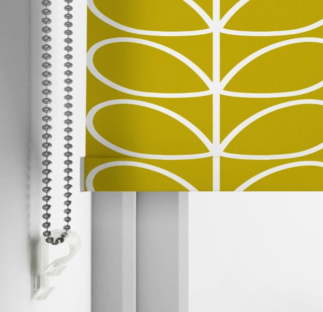 Floral roller blinds with a bold sunflower design