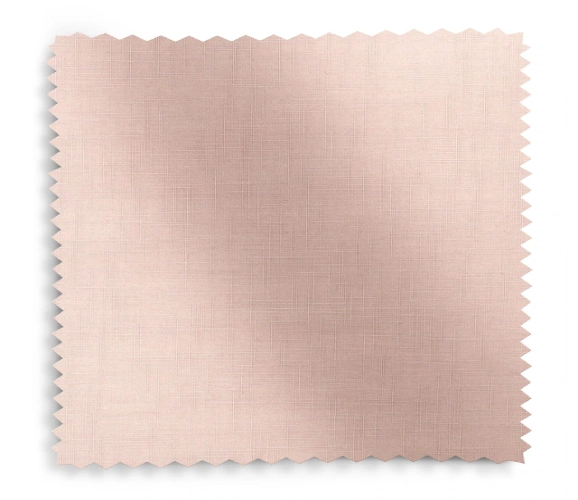 Blush pink roller blind